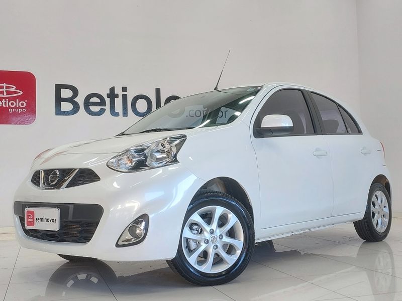 Nissan MARCH 1.6 S 16V FLEXSTART 4P MANUAL 2017/2018 BETIOLO NOVOS E SEMINOVOS LAJEADO / Carros no Vale Nissan MARCH 1.6 S 16V FLEXSTART 4P MANUAL 2017/2018 BETIOLO NOVOS E SEMINOVOS LAJEADO / Carros no Vale