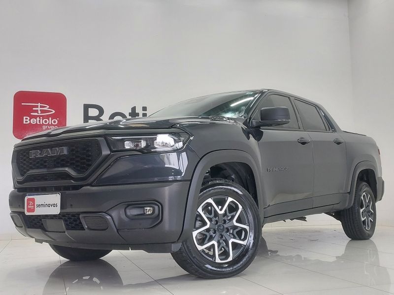 Ram RAMPAGE 2.0 HURRICANE 4 TURBO GASOLINA REBEL 4X4 AUTOMÁTICO 2024/2024 BETIOLO NOVOS E SEMINOVOS LAJEADO / Carros no Vale Ram RAMPAGE 2.0 HURRICANE 4 TURBO GASOLINA REBEL 4X4 AUTOMÁTICO 2024/2024 BETIOLO NOVOS E SEMINOVOS LAJEADO / Carros no Vale
