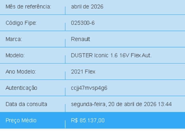 Renault DUSTER 1.6 16V SCE FLEX ICONIC X-TRONIC 2020/2021 BETIOLO NOVOS E SEMINOVOS LAJEADO / Carros no Vale