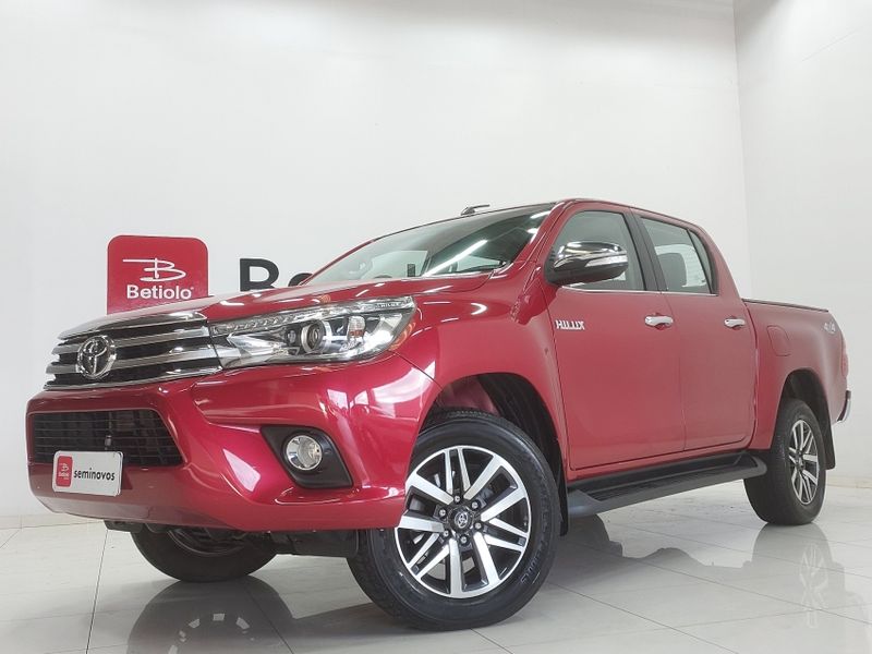 Toyota HILUX 2.8 SRX 4X4 CD 16V DIESEL 4P AUTOMÁTICO 2016/2016 BETIOLO NOVOS E SEMINOVOS LAJEADO / Carros no Vale
