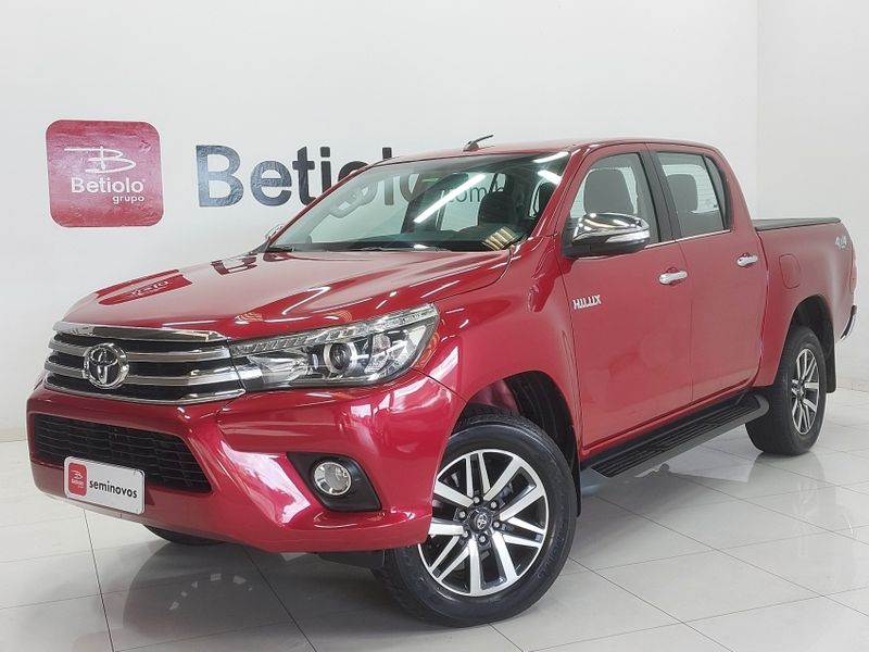 Toyota HILUX 2.8 SRX 4X4 CD 16V DIESEL 4P AUTOMÁTICO 2016/2016 BETIOLO NOVOS E SEMINOVOS LAJEADO / Carros no Vale