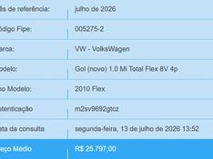 Volkswagen GOL 1.0 MI 8V FLEX 4P MANUAL G.V 2009/2010 BETIOLO NOVOS E SEMINOVOS LAJEADO / Carros no Vale