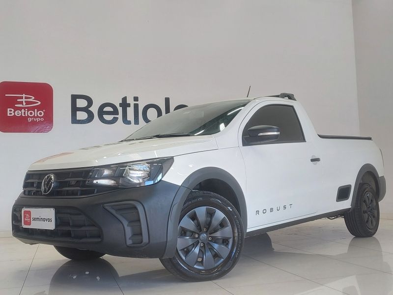 Volkswagen SAVEIRO 1.6 MSI ROBUST CS 16V FLEX 2P MANUAL 2024/2024 BETIOLO NOVOS E SEMINOVOS LAJEADO / Carros no Vale Volkswagen SAVEIRO 1.6 MSI ROBUST CS 16V FLEX 2P MANUAL 2024/2024 BETIOLO NOVOS E SEMINOVOS LAJEADO / Carros no Vale