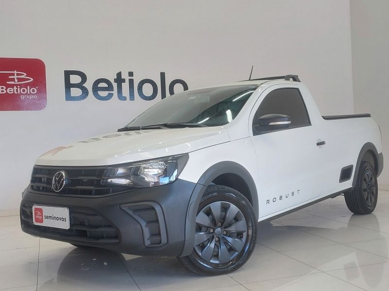 Volkswagen SAVEIRO 1.6 MSI ROBUST CS 16V FLEX 2P MANUAL 2024/2024 BETIOLO NOVOS E SEMINOVOS LAJEADO / Carros no Vale Volkswagen SAVEIRO 1.6 MSI ROBUST CS 16V FLEX 2P MANUAL 2024/2024 BETIOLO NOVOS E SEMINOVOS LAJEADO / Carros no Vale