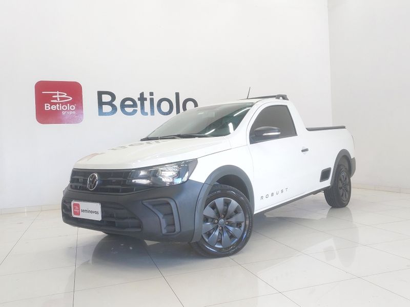 Volkswagen SAVEIRO 1.6 MSI ROBUST CS 16V FLEX 2P MANUAL 2024/2024 BETIOLO NOVOS E SEMINOVOS LAJEADO / Carros no Vale Volkswagen SAVEIRO 1.6 MSI ROBUST CS 16V FLEX 2P MANUAL 2024/2024 BETIOLO NOVOS E SEMINOVOS LAJEADO / Carros no Vale