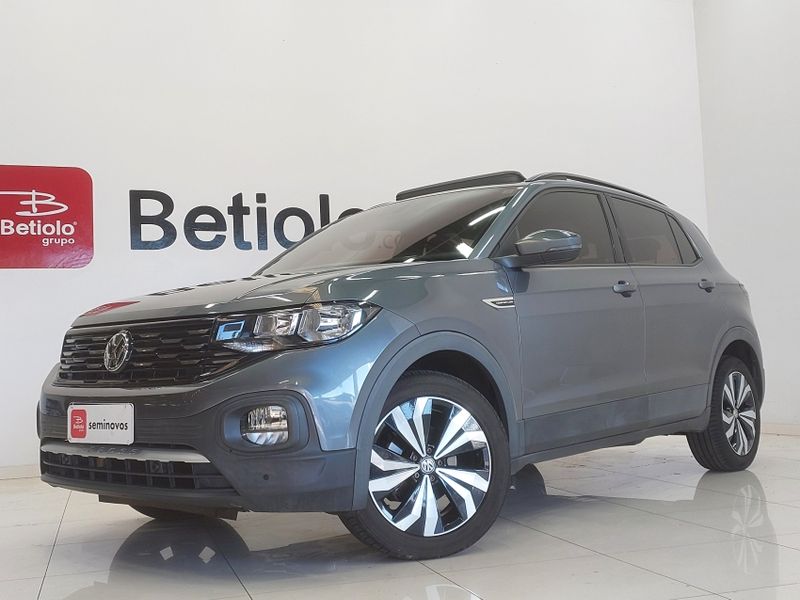 Volkswagen T-CROSS 1.0 200 TSI TOTAL FLEX COMFORTLINE AUTOMÁTICO 2021/2021 BETIOLO NOVOS E SEMINOVOS LAJEADO / Carros no Vale Volkswagen T-CROSS 1.0 200 TSI TOTAL FLEX COMFORTLINE AUTOMÁTICO 2021/2021 BETIOLO NOVOS E SEMINOVOS LAJEADO / Carros no Vale