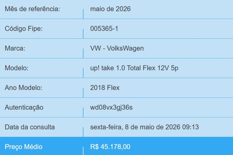 Volkswagen UP 1.0 MPI TAKE UP 12V FLEX 4P MANUAL 2017/2018 BETIOLO NOVOS E SEMINOVOS LAJEADO / Carros no Vale Volkswagen UP 1.0 MPI TAKE UP 12V FLEX 4P MANUAL 2017/2018 BETIOLO NOVOS E SEMINOVOS LAJEADO / Carros no Vale