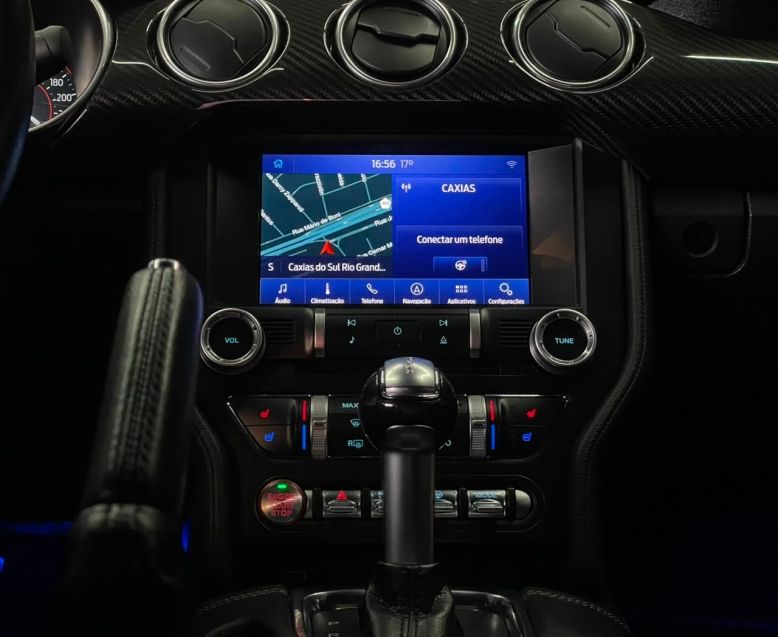 Ford MUSTANG 5.0 V8 TI-VCT GASOLINA BLACK SHADOW SELECTSHIFT 2019/2020 CASTELLAN E TOMAZONI MOTORS CAXIAS DO SUL / Carros no Vale