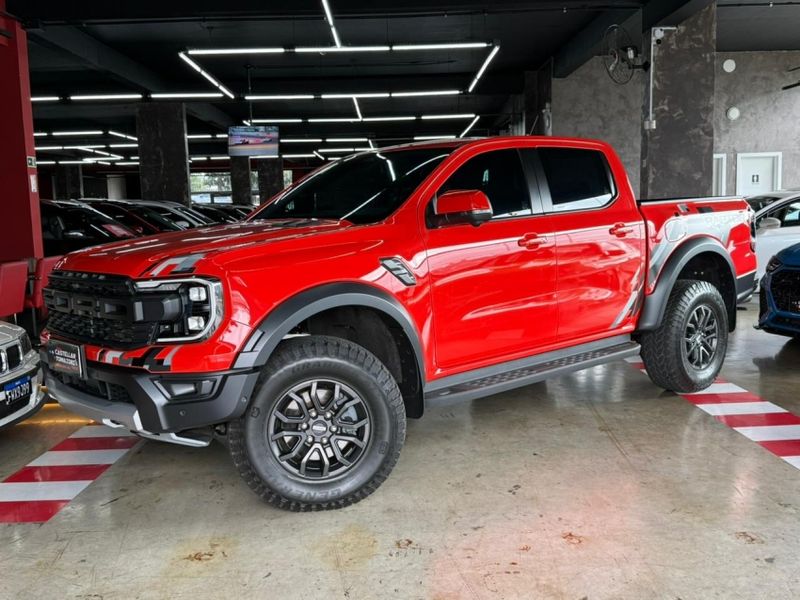 Ford RANGER 3.0 V6 TURBO GASOLINA RAPTOR 4X4 AUTOMÁTICO 2024/2024 CASTELLAN E TOMAZONI MOTORS CAXIAS DO SUL / Carros no Vale Ford RANGER 3.0 V6 TURBO GASOLINA RAPTOR 4X4 AUTOMÁTICO 2024/2024 CASTELLAN E TOMAZONI MOTORS CAXIAS DO SUL / Carros no Vale