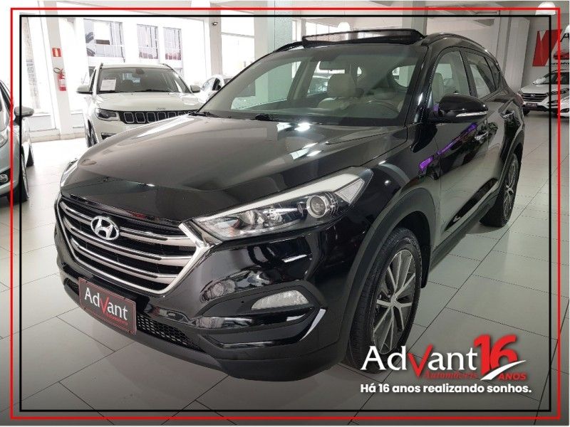 Hyundai TUCSON 1.6 16V T-GDI GASOLINA GLS ECOSHIFT 2016/2017 ADVANT AUTOMÓVEIS CAXIAS DO SUL / Carros no Vale