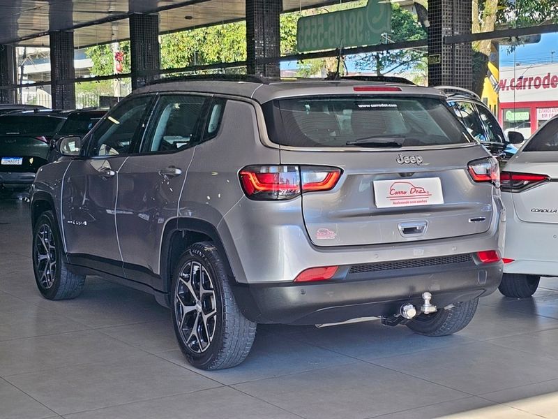 JEEP COMPASS 1.3 T270 TURBO FLEX LONGITUDE AT6 2025/2025 CARRO DEZ NOVO HAMBURGO / Carros no Vale