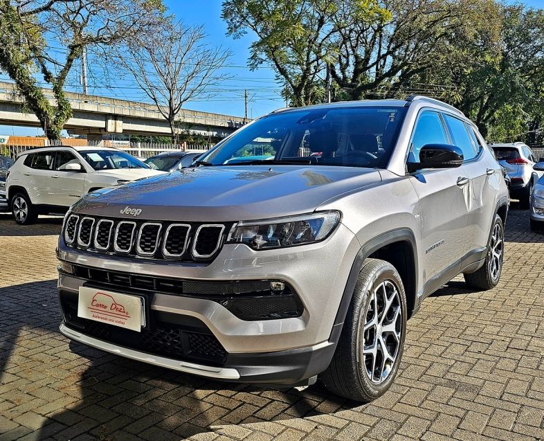 JEEP COMPASS 1.3 T270 TURBO FLEX LONGITUDE AT6 2025/2025 CARRO DEZ NOVO HAMBURGO / Carros no Vale