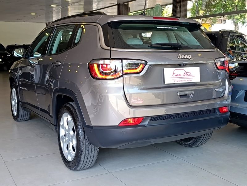 JEEP COMPASS 2.0 16V FLEX LONGITUDE AUTOMÁTICO 2021/2021 CARRO DEZ NOVO HAMBURGO / Carros no Vale JEEP COMPASS 2.0 16V FLEX LONGITUDE AUTOMÁTICO 2021/2021 CARRO DEZ NOVO HAMBURGO / Carros no Vale