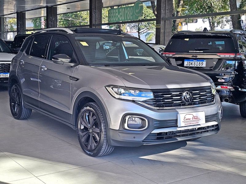 Volkswagen T-CROSS 1.4 250 TSI TOTAL FLEX HIGHLINE AUTOMÁTICO 2023/2024 CARRO DEZ NOVO HAMBURGO / Carros no Vale