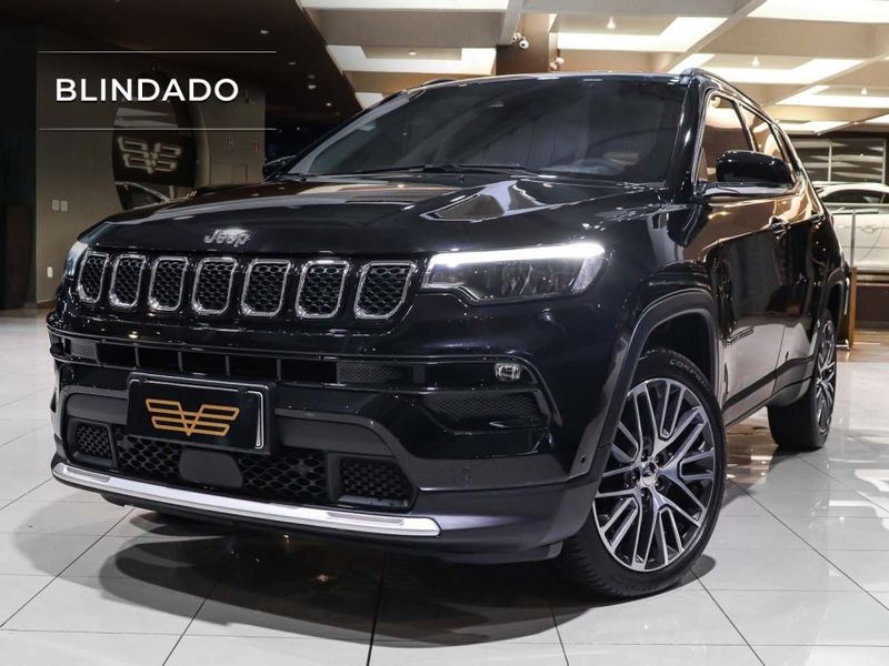 JEEP COMPASS 1.3 T270 TURBO FLEX LIMITED AT6 2021/2022 VIA BELLA VEÍCULOS ESPECIAIS CAXIAS DO SUL / Carros no Vale