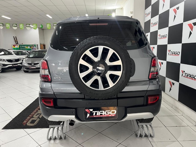 CHEVROLET SPIN 1.8 ACTIV 8V FLEX 4P AUTOMÁTICO 2018/2018 TIAGO AUTOMÓVEIS VENÂNCIO AIRES / Carros no Vale