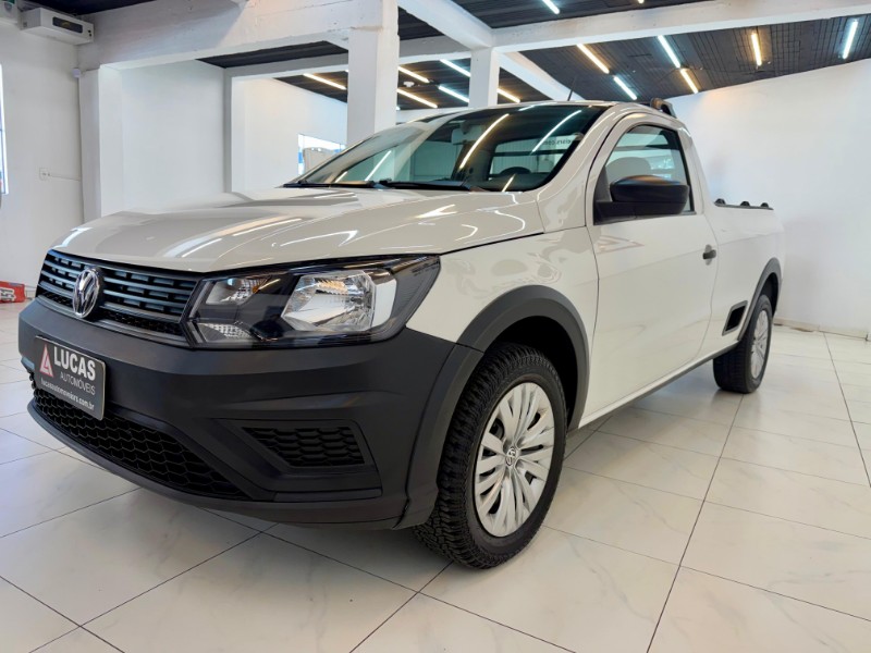 VOLKSWAGEN SAVEIRO ROBUST 1.6 / 2022/2022 LUCAS AUTOMÓVEIS BOM RETIRO DO SUL / Carros no Vale