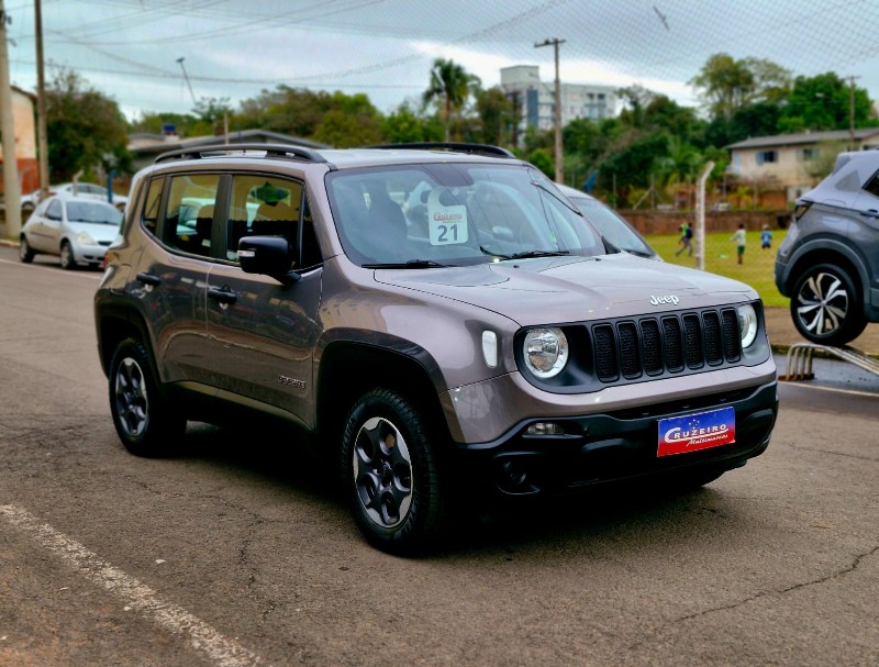 JEEP RENEGADE RENEGADE1.8 4X2 FLEX 16V AUT. 2020/2021 CRUZEIRO MULTIMARCAS CRUZEIRO DO SUL / Carros no Vale