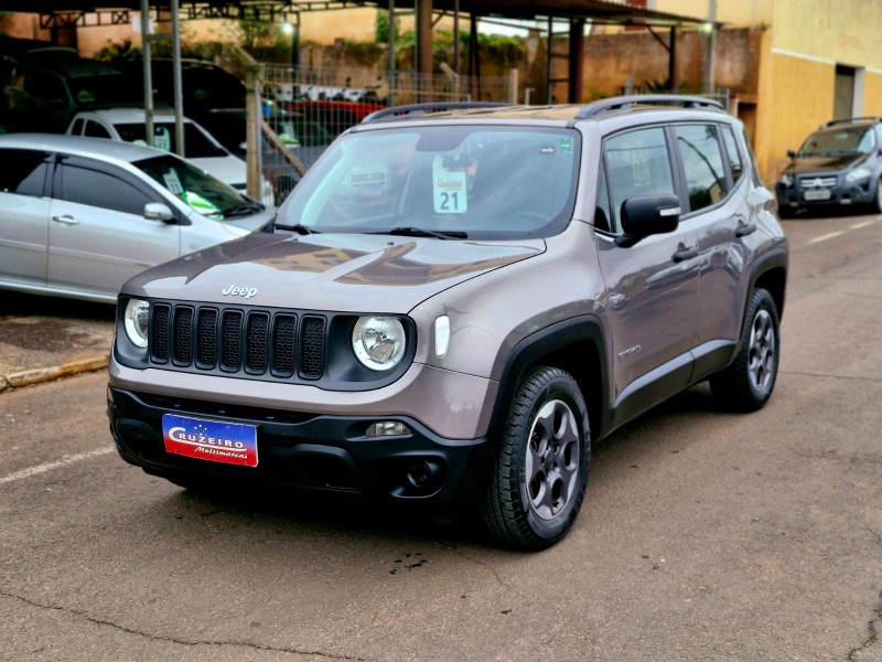JEEP RENEGADE RENEGADE1.8 4X2 FLEX 16V AUT. 2020/2021 CRUZEIRO MULTIMARCAS CRUZEIRO DO SUL / Carros no Vale