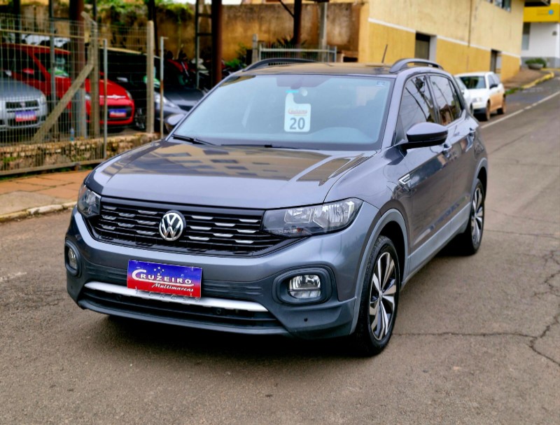 VOLKSWAGEN T-CROSS 1.0 200 TSI TOTAL FLEX COMFORTLINE AUTOMÁTICO 2019/2020 CRUZEIRO MULTIMARCAS CRUZEIRO DO SUL / Carros no Vale