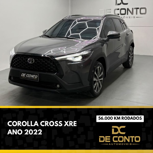 TOYOTA COROLLA CROSS XRE /2022 DE CONTO AUTOMÓVEIS SARANDI / Carros no Vale TOYOTA COROLLA CROSS XRE /2022 DE CONTO AUTOMÓVEIS SARANDI / Carros no Vale