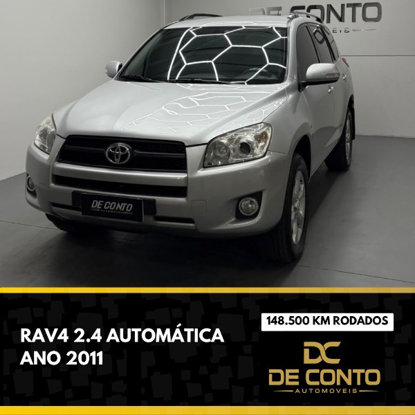 TOYOTA RAV4 2.4 4X2 16V /2011 DE CONTO AUTOMÓVEIS SARANDI / Carros no Vale TOYOTA RAV4 2.4 4X2 16V /2011 DE CONTO AUTOMÓVEIS SARANDI / Carros no Vale