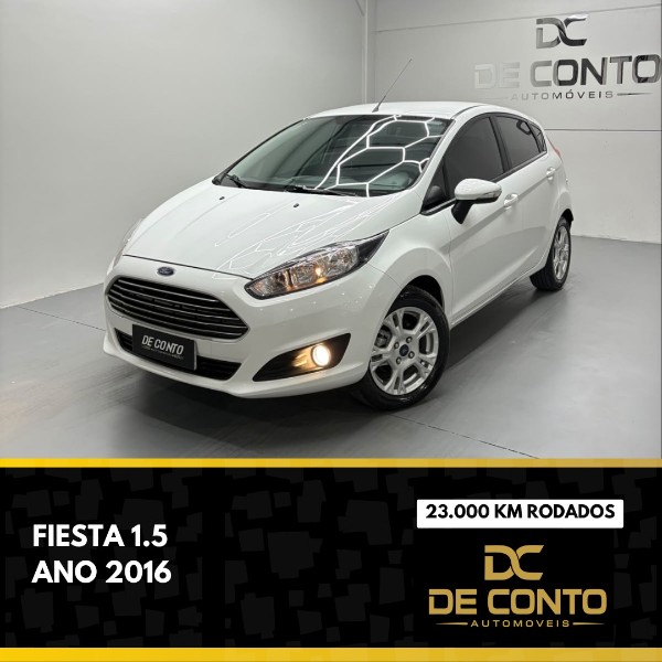 FORD FIESTA 1.5 SE HATCH 16V FLEX 4P MANUAL /2016 DE CONTO AUTOMÓVEIS SARANDI / Carros no Vale