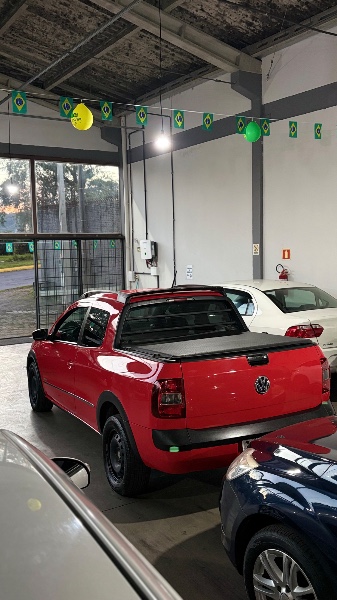 VOLKSWAGEN SAVEIRO 1.6 HIGHLINE 8V 2015/2015 RICARDINHO AUTOMÓVEIS MONTENEGRO / Carros no Vale VOLKSWAGEN SAVEIRO 1.6 HIGHLINE 8V 2015/2015 RICARDINHO AUTOMÓVEIS MONTENEGRO / Carros no Vale