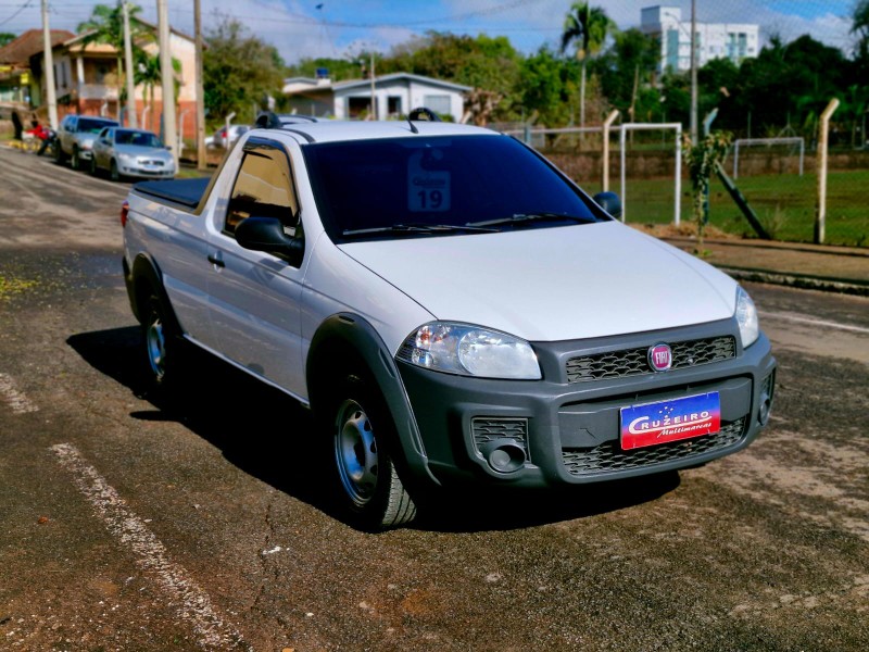 FIAT STRADA WORKING HARD 1.4 FIRE FLEX 8V CS 2018/2019 CRUZEIRO MULTIMARCAS CRUZEIRO DO SUL / Carros no Vale