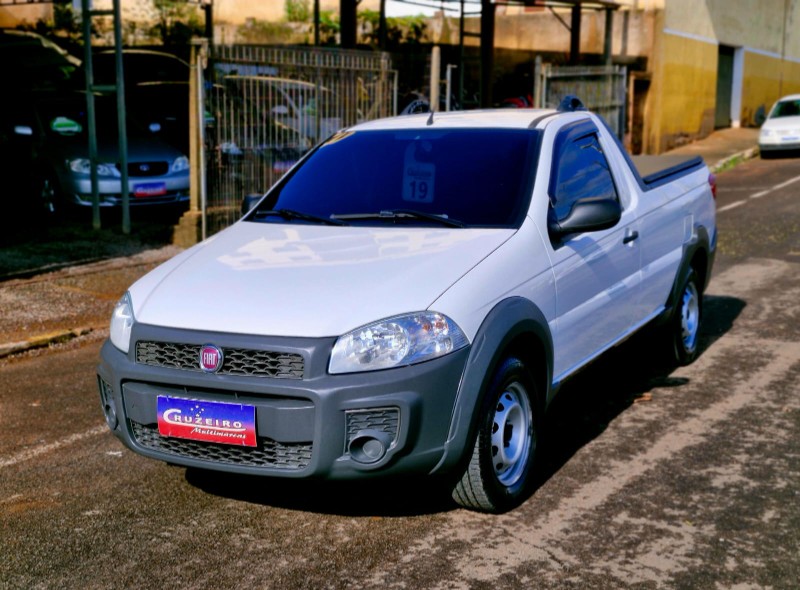 FIAT STRADA WORKING HARD 1.4 FIRE FLEX 8V CS 2018/2019 CRUZEIRO MULTIMARCAS CRUZEIRO DO SUL / Carros no Vale
