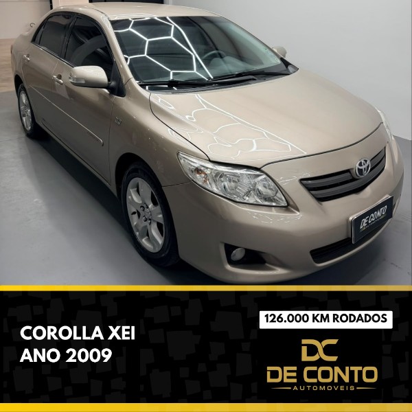 TOYOTA COROLLA 1.8 XEI 16V /2009 DE CONTO AUTOMÓVEIS SARANDI / Carros no Vale TOYOTA COROLLA 1.8 XEI 16V /2009 DE CONTO AUTOMÓVEIS SARANDI / Carros no Vale