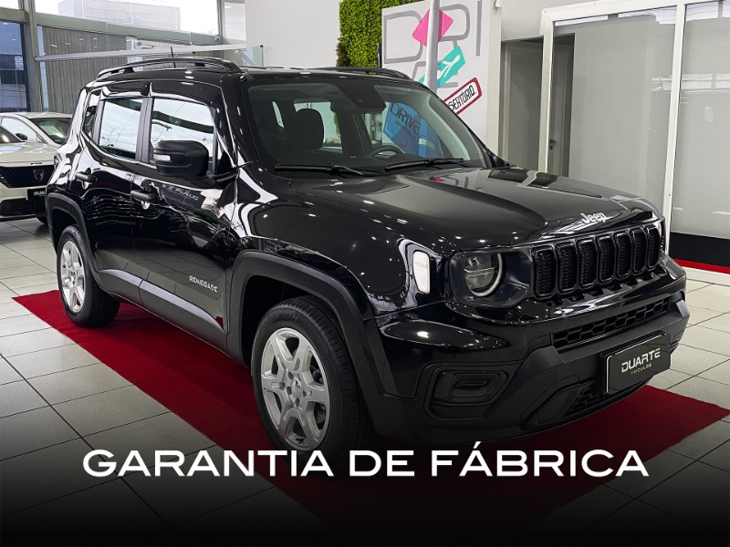 JEEP RENEGADE 1.3 SPORT T270 16V TURBO 2023/2024 DUARTE VEÍCULOS PORTO ALEGRE / Carros no Vale
