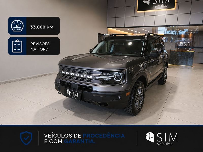 Ford Bronco S Wild 2.0 2024/2024 SIM VEÍCULOS PORTO ALEGRE / Carros no Vale