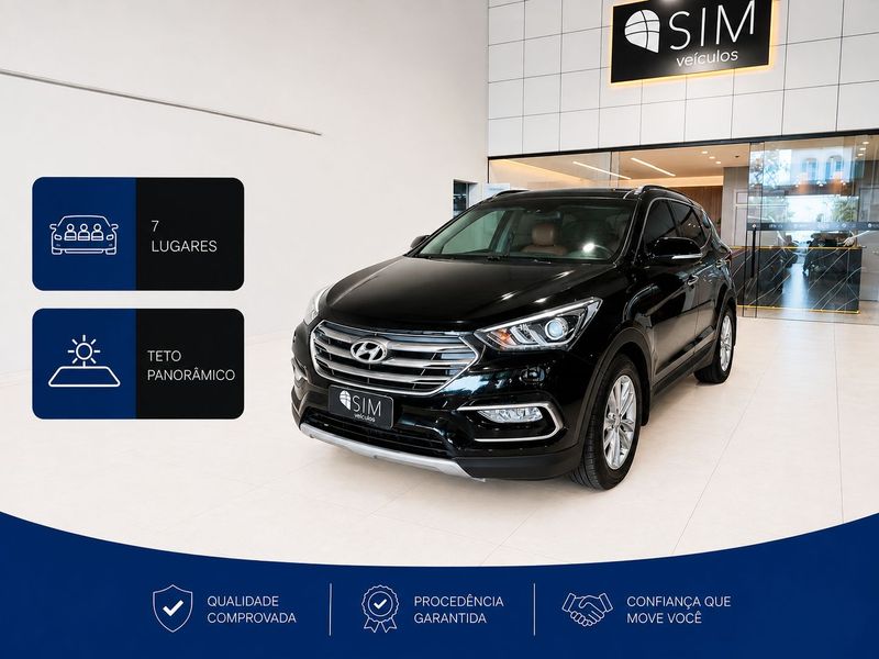 Hyundai Santa Fe V6 3.3 7 Lugares 2017/2018 SIM VEÍCULOS PORTO ALEGRE / Carros no Vale Hyundai Santa Fe V6 3.3 7 Lugares 2017/2018 SIM VEÍCULOS PORTO ALEGRE / Carros no Vale