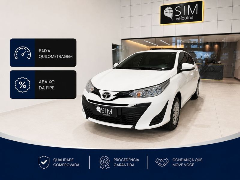Toyota Yaris 1.3 16v Xl Live Multidrive 2021/2022 SIM VEÍCULOS PORTO ALEGRE / Carros no Vale