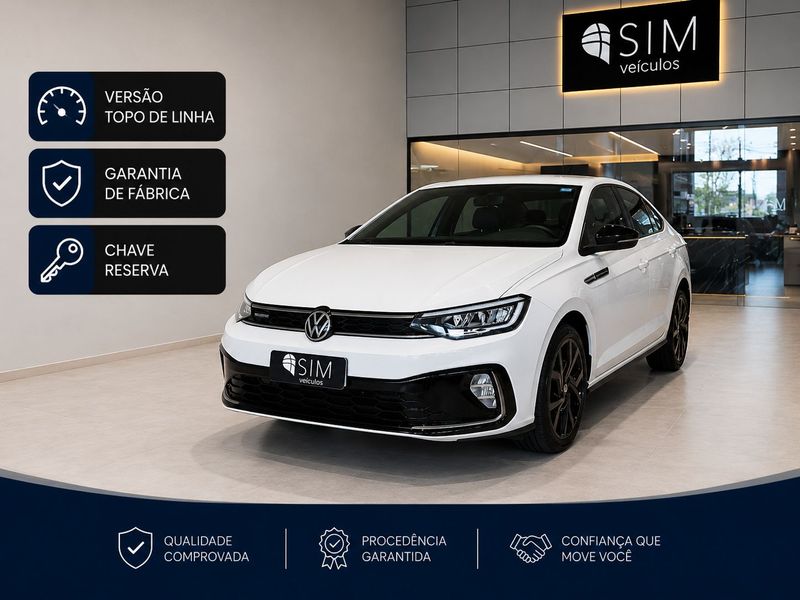 Volkswagen Virtus Exclusive 250 Tsi 1.4 16v 2023/2023 SIM VEÍCULOS PORTO ALEGRE / Carros no Vale