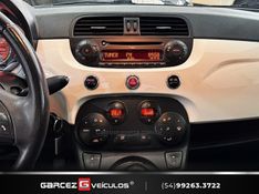 FIAT 500 1.4 LOUNGE 16V 2009/2010 GARCEZ VEÍCULOS BENTO GONÇALVES / Carros no Vale