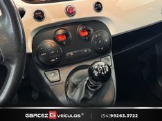 FIAT 500 1.4 LOUNGE 16V 2009/2010 GARCEZ VEÍCULOS BENTO GONÇALVES / Carros no Vale