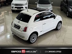 FIAT 500 1.4 LOUNGE 16V 2009/2010 GARCEZ VEÍCULOS BENTO GONÇALVES / Carros no Vale