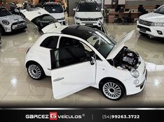 FIAT 500 1.4 LOUNGE 16V 2009/2010 GARCEZ VEÍCULOS BENTO GONÇALVES / Carros no Vale