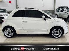 FIAT 500 1.4 LOUNGE 16V 2009/2010 GARCEZ VEÍCULOS BENTO GONÇALVES / Carros no Vale