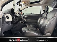 FIAT 500 1.4 LOUNGE 16V 2009/2010 GARCEZ VEÍCULOS BENTO GONÇALVES / Carros no Vale