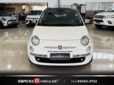 FIAT 500 1.4 LOUNGE 16V 2009/2010 GARCEZ VEÍCULOS BENTO GONÇALVES / Carros no Vale