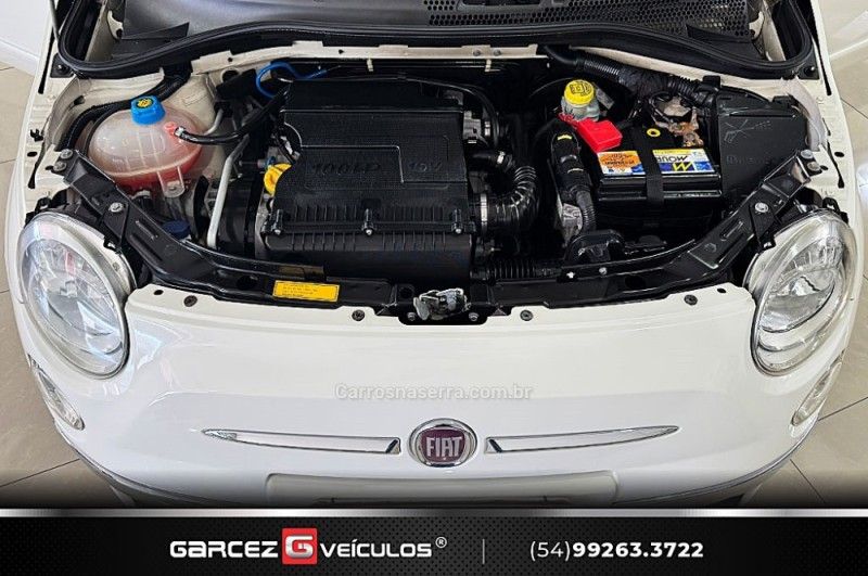 FIAT 500 1.4 LOUNGE 16V 2009/2010 GARCEZ VEÍCULOS BENTO GONÇALVES / Carros no Vale
