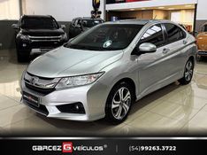 HONDA CITY 1.5 EXL 16V 2016/2016 GARCEZ VEÍCULOS BENTO GONÇALVES / Carros no Vale