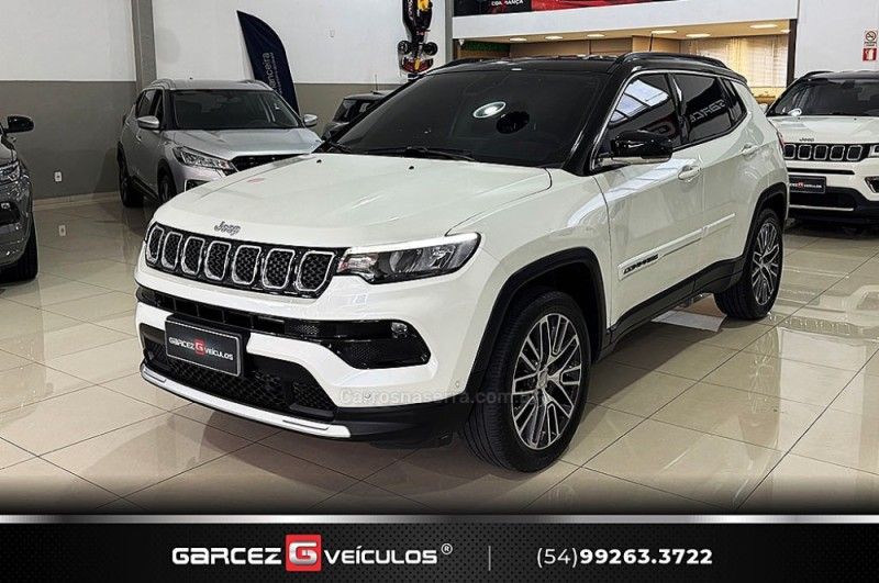 JEEP COMPASS 1.3 LIMITED T270 16V TURBO 2023/2023 GARCEZ VEÍCULOS BENTO GONÇALVES / Carros no Vale JEEP COMPASS 1.3 LIMITED T270 16V TURBO 2023/2023 GARCEZ VEÍCULOS BENTO GONÇALVES / Carros no Vale
