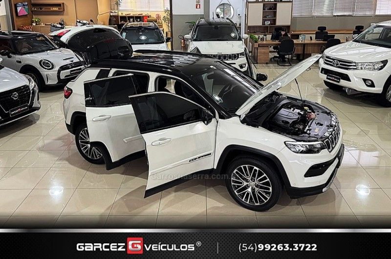 JEEP COMPASS 1.3 LIMITED T270 16V TURBO 2023/2023 GARCEZ VEÍCULOS BENTO GONÇALVES / Carros no Vale JEEP COMPASS 1.3 LIMITED T270 16V TURBO 2023/2023 GARCEZ VEÍCULOS BENTO GONÇALVES / Carros no Vale