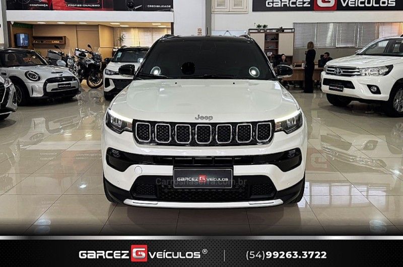 JEEP COMPASS 1.3 LIMITED T270 16V TURBO 2023/2023 GARCEZ VEÍCULOS BENTO GONÇALVES / Carros no Vale JEEP COMPASS 1.3 LIMITED T270 16V TURBO 2023/2023 GARCEZ VEÍCULOS BENTO GONÇALVES / Carros no Vale