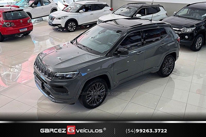 JEEP COMPASS 1.3 SERIE S T270 16V TURBO 2023/2023 GARCEZ VEÍCULOS BENTO GONÇALVES / Carros no Vale JEEP COMPASS 1.3 SERIE S T270 16V TURBO 2023/2023 GARCEZ VEÍCULOS BENTO GONÇALVES / Carros no Vale