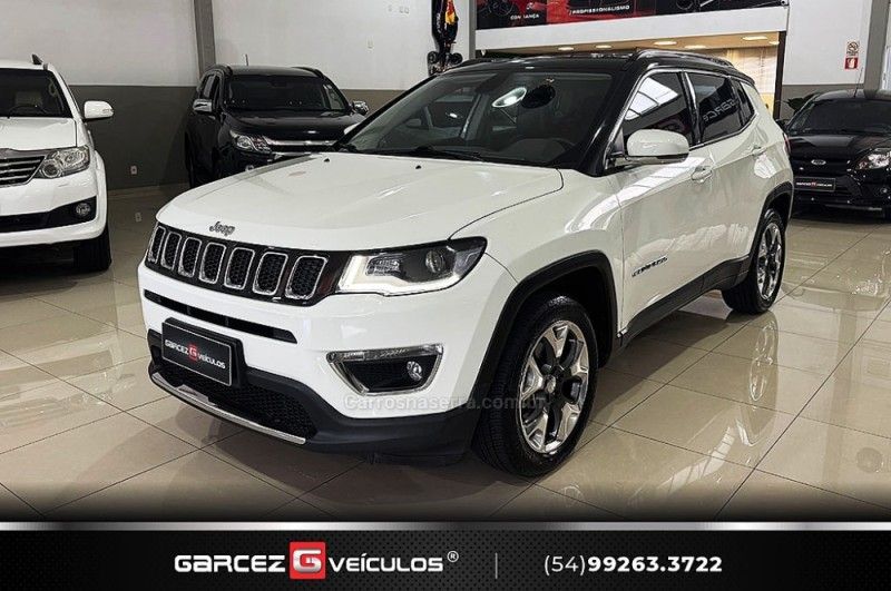JEEP COMPASS 2.0 16V LIMITED 2017/2018 GARCEZ VEÍCULOS BENTO GONÇALVES / Carros no Vale JEEP COMPASS 2.0 16V LIMITED 2017/2018 GARCEZ VEÍCULOS BENTO GONÇALVES / Carros no Vale